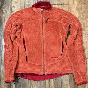 Vintage Patagonia R4 Regulator Zip Up Fleece Jacket Womens Sz  XS Burnt Orange